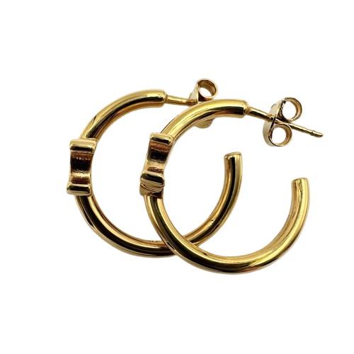 CELINE　トリオンフ アシンメトリックフープピアス