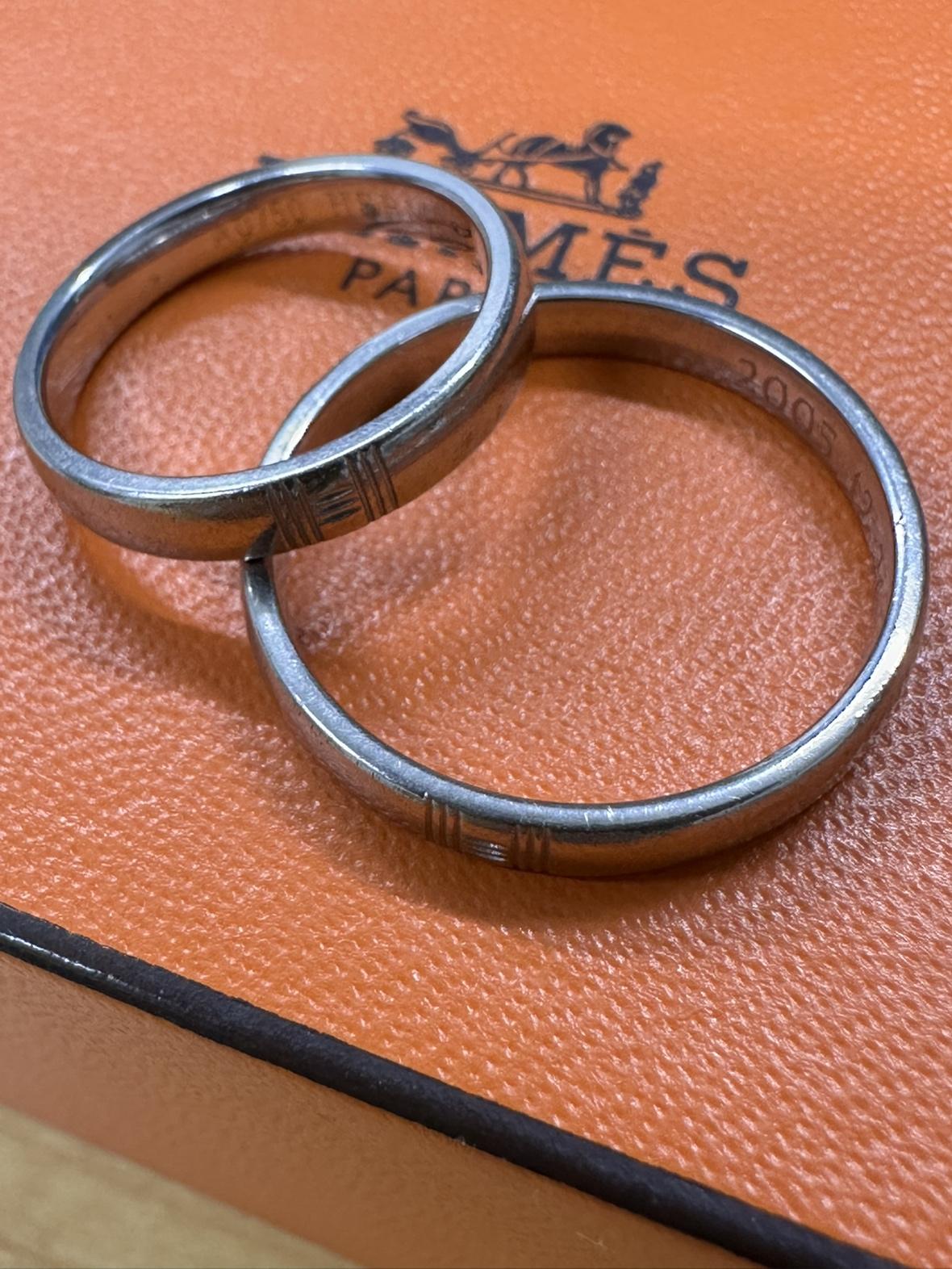 HERMES エルメス K18WG ペアリング