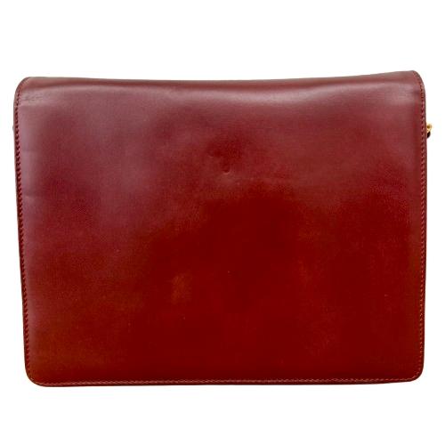 Cartier カルティエ マストライン ショルダーバッグ レザー ゴールド金具
