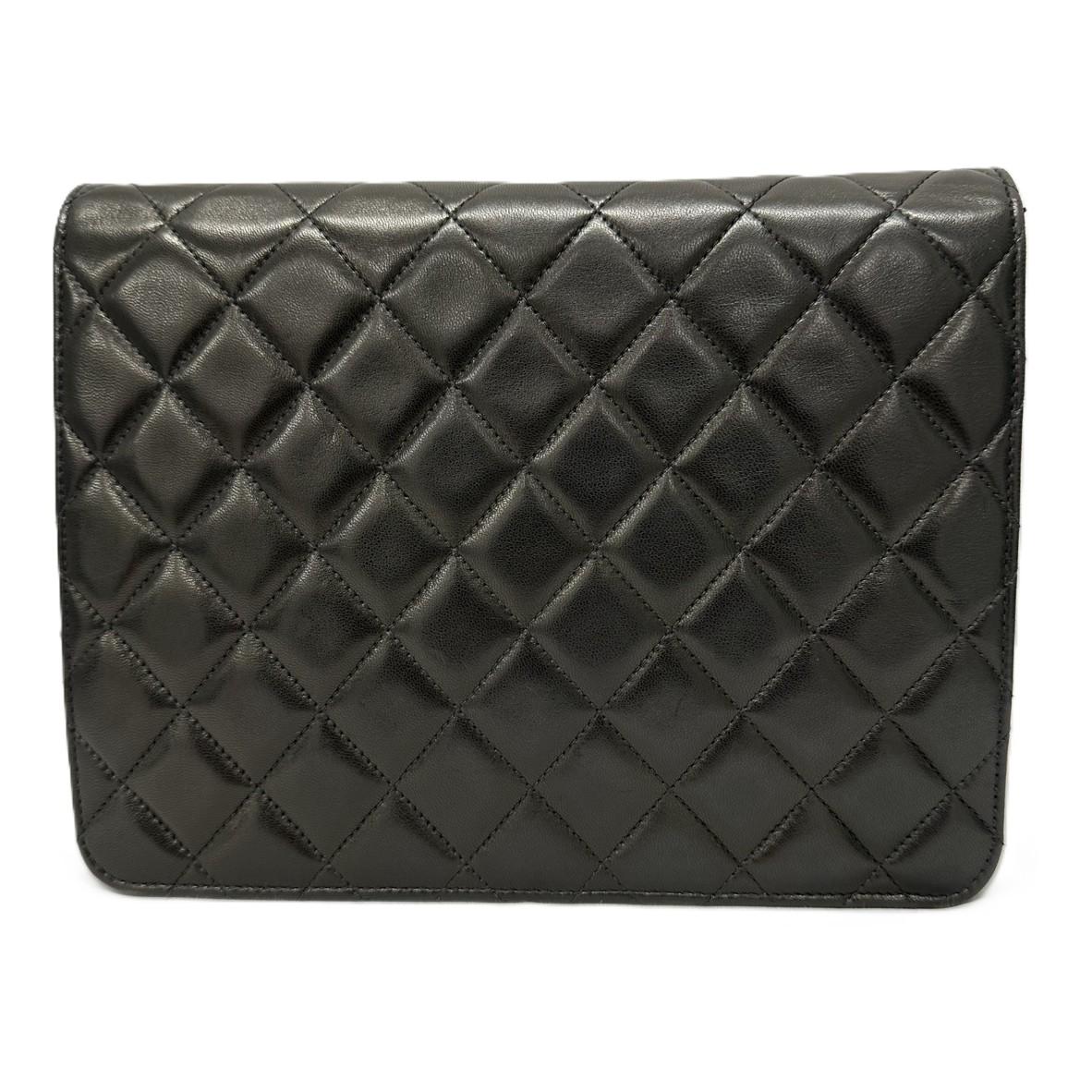 CHANEL シャネル マトラッセ チェーンショルダー ラムスキン