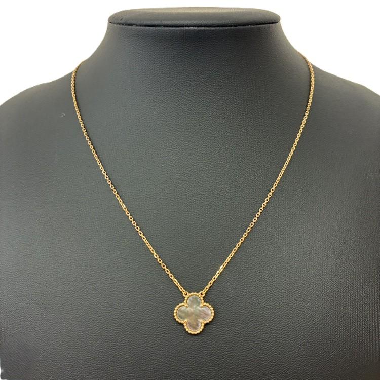VAN CLEEF & ARPELS ヴァンクリーフ&アーペル ヴィンテージアルハンブラ マザーオブパール 5g 750 ネックレス