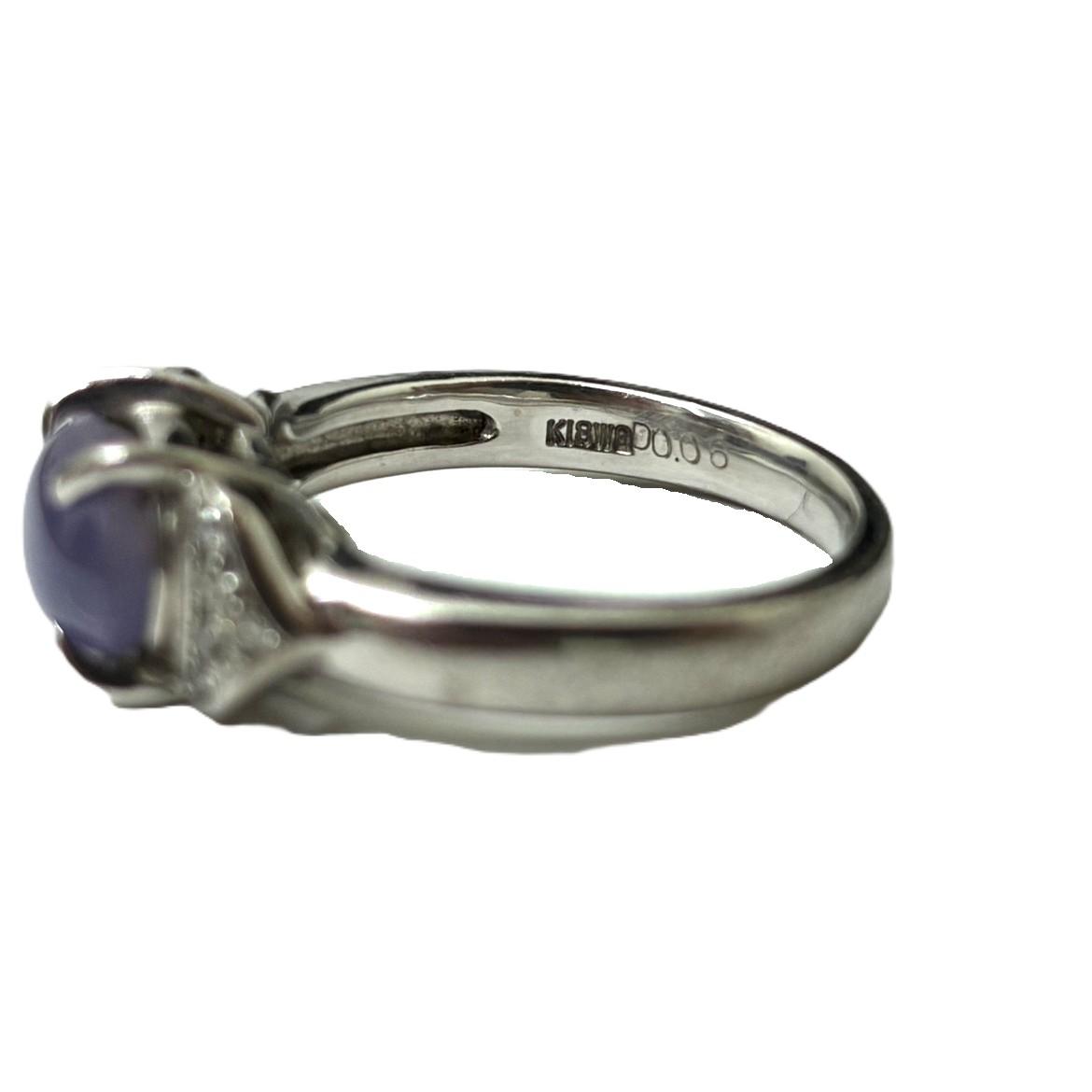 K18WG D0.06ct リング