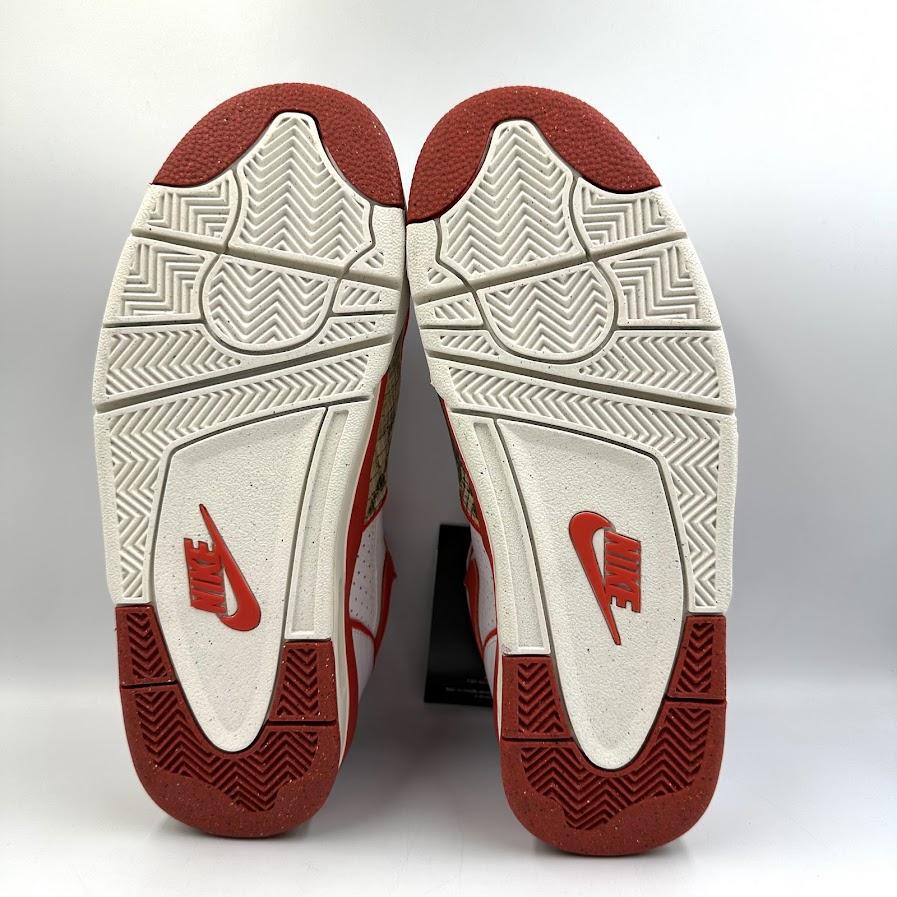 Stussy × Nike Air Flight 89 Low SP Habanero Red