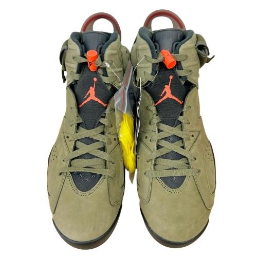 Travis Scott×NIKE トラヴィススコット×ナイキ AIR JORDAN 6 RETRO Medium Olive CN1084-200 30.0cm