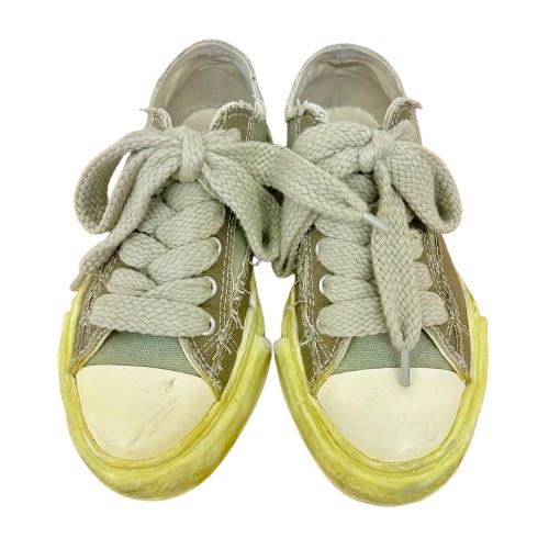 Maison MIHARA YASUHIRO ミハラヤスヒロ PETERSON LOW ピーターソン OVER DYED スニーカー グリーン 37
