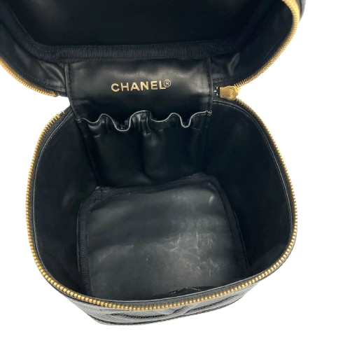 CHANEL シャネル A01998 バニティバッグ キャビアスキン
