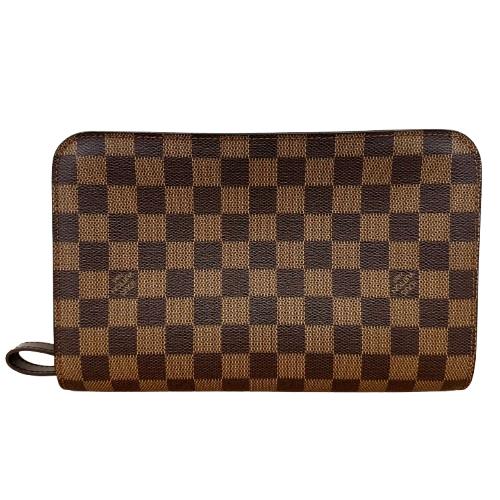 Louis Vuitton ルイヴィトン ダミエ サンルイ クラッチバッグ セカンドバッグ レザー メンズ