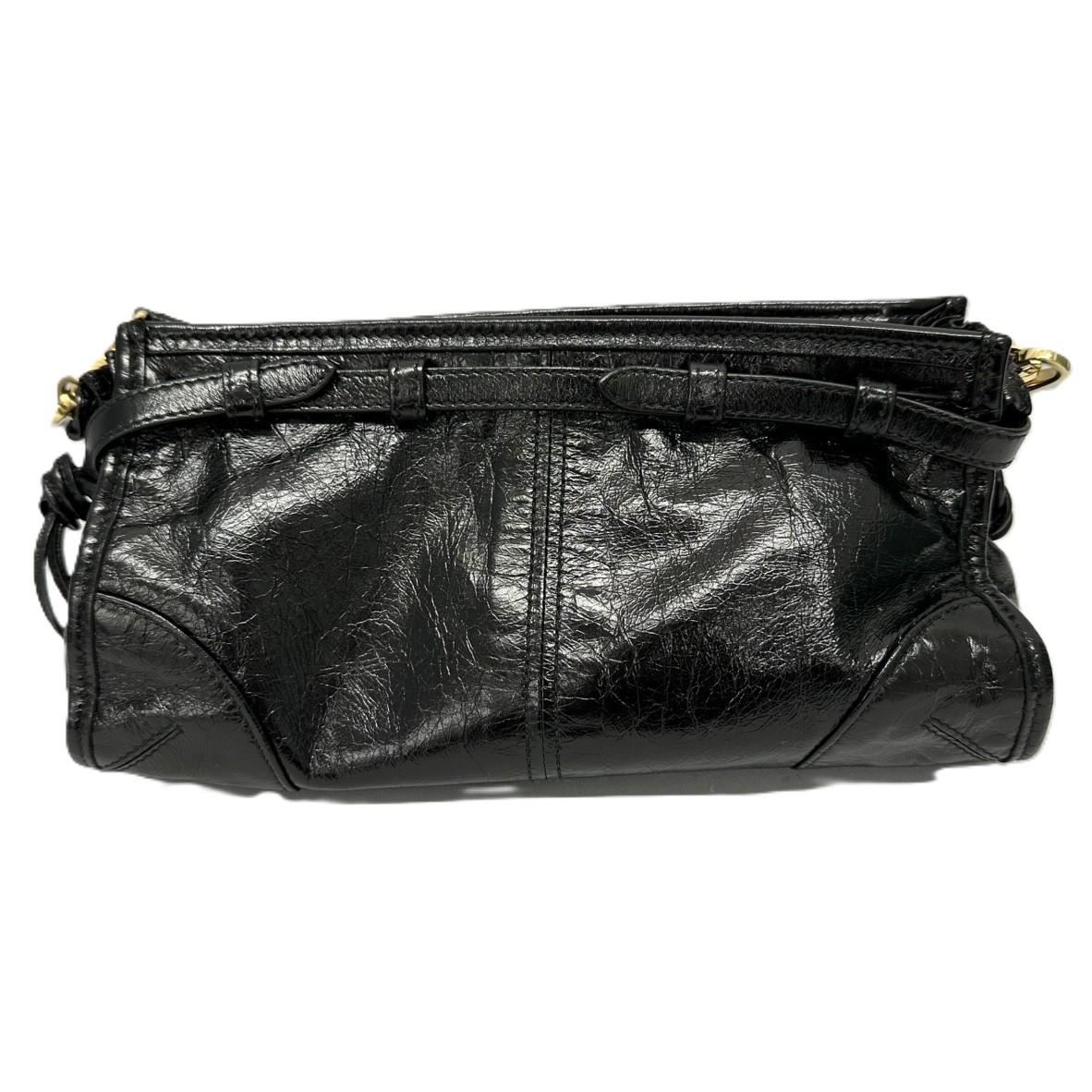 PRADA プラダ ボニー スモール ソフトルックスレザー ショルダーバッグ 1BH215