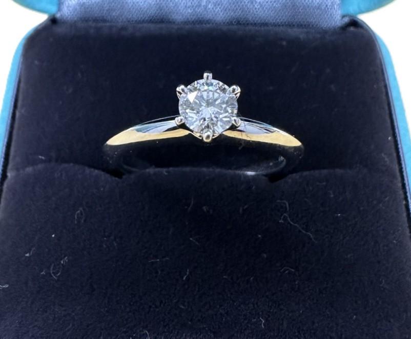 TIFFANY&Co.（ティファニー）Pt950 ダイヤモンド ソリティアリング