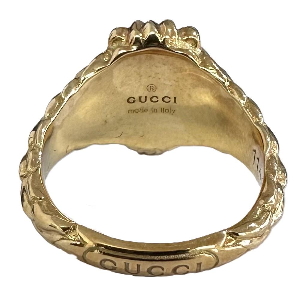 GUCCI グッチ ライオンヘッドリング #11 750